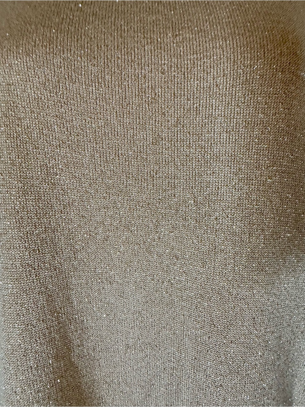 Bob Mackie Sparkling Gold Knit Scoop Neck Tank - Picture 4 of 5